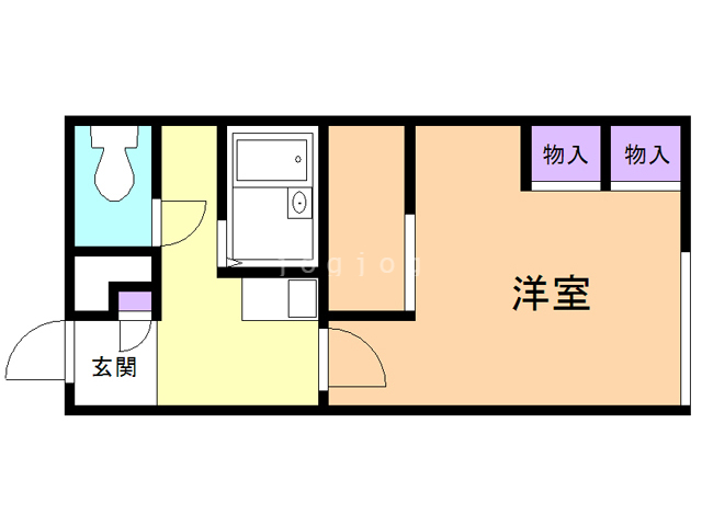 レオパレスコスモスの間取り