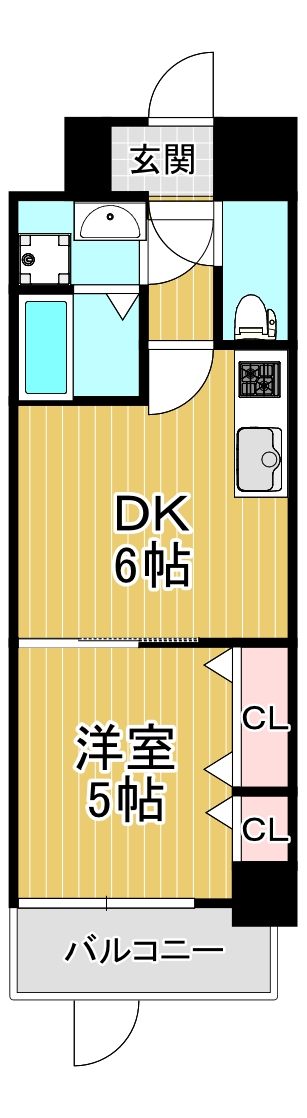 リアライズ鶴橋東IIの間取り