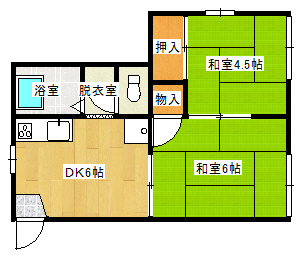 大貫サンハイツの間取り