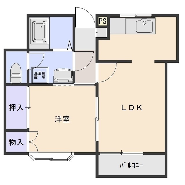 フィオーレＰＡＲＴIIの間取り