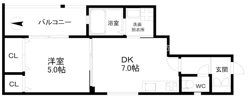 ラモーナ玉出東II2号棟の間取り