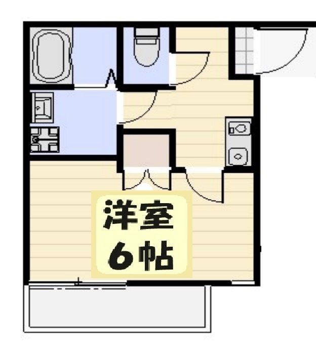 越谷市大字恩間のアパートの間取り