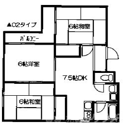 山下マンションの間取り