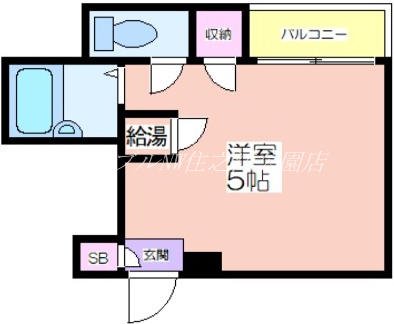 和所マンション中加賀屋の間取り