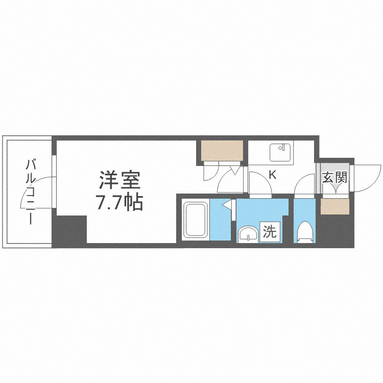 ソルテラス大阪城東の間取り