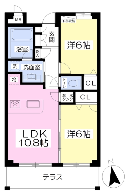 グランドール伊勢山の間取り