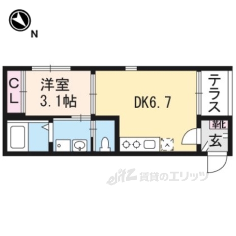 ＯＲＴＥＮＳＩＡの間取り