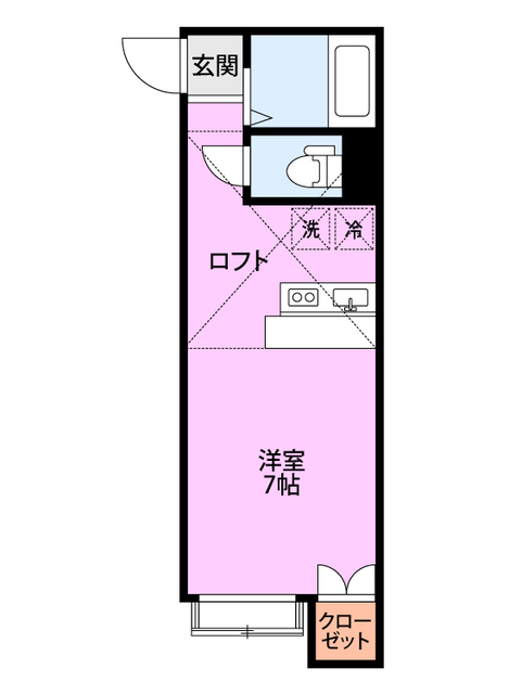 レスターテ四ツ屋の間取り