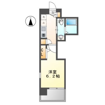 エステムコート名古屋泉プラチナムゲートの間取り