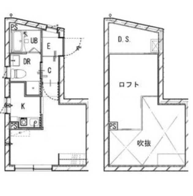 CON WOOD KITASHINAGAWAの間取り