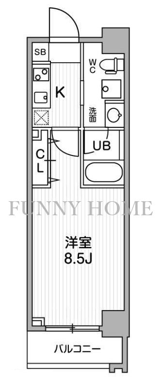 リテラス三軒茶屋サウスの間取り