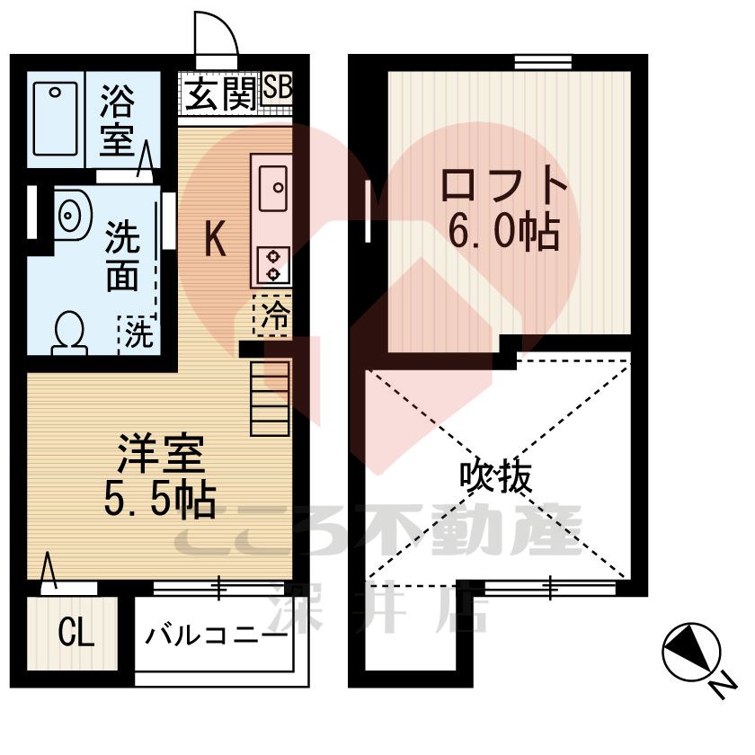 Ａ・S・K Station（アスクステーション）の間取り