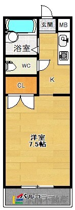 カーサシエスタの間取り