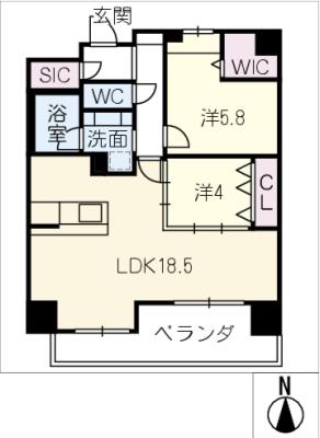 Ｎ ｐｒｉｎｃｅ長久手の間取り