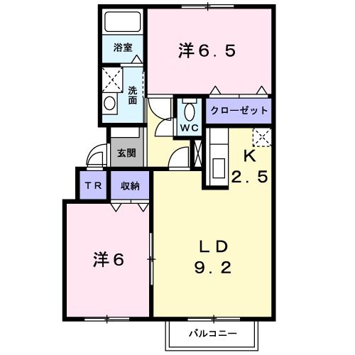 アメニティー桂の間取り