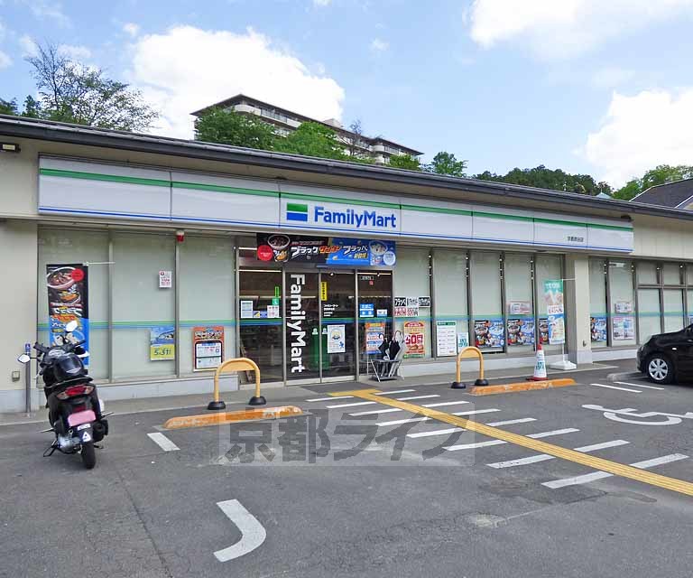 コンビニ　サークルＫ京都原谷店（コンビニ）まで393m