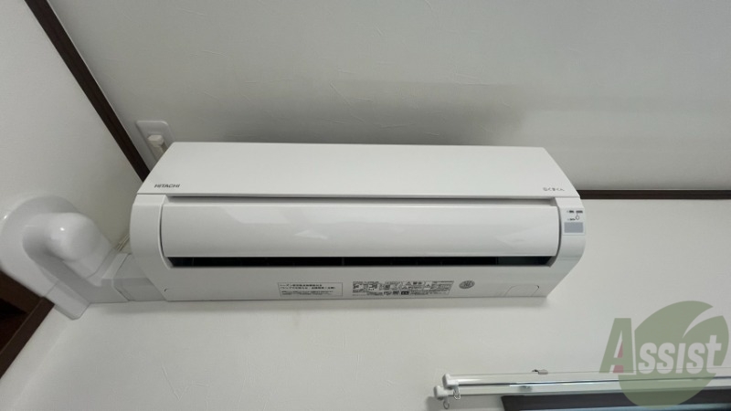 その他設備　エアコンも設置されているので、夏冬安心ですね。