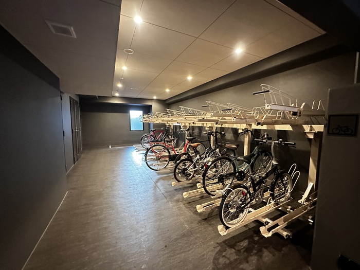 駐車場　駐輪場です