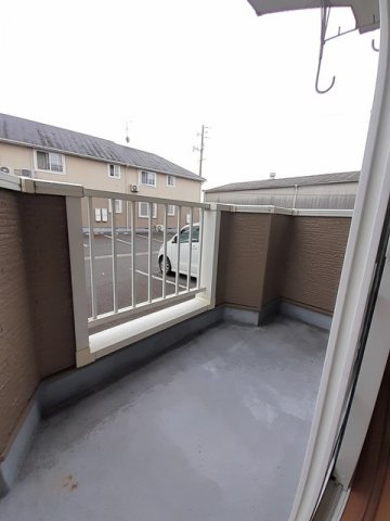 バルコニー　落ち着いた時間を過ごせるバルコニーです