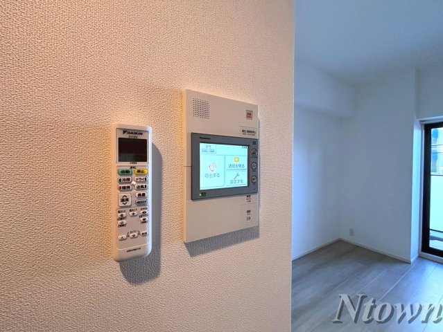 セキュリティ　モニター付きインターホンです