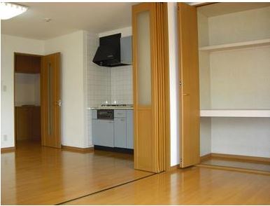 居室・リビング　洋室6帖～リビング9.2帖　仕切り戸開放時