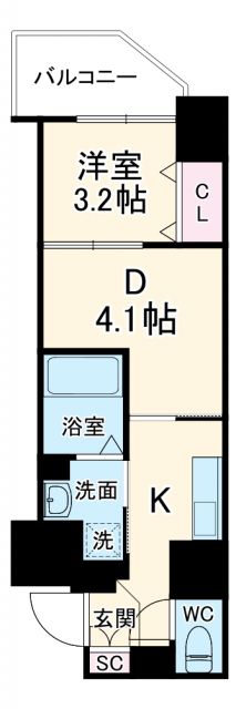 ArtizA新大阪D.C.の間取り写真