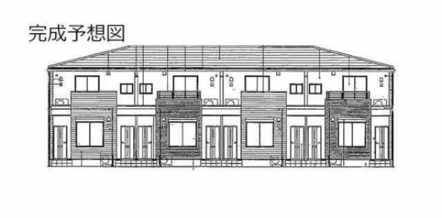 建物外観　外観完成予想パース