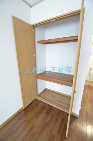 収納　クローゼットです