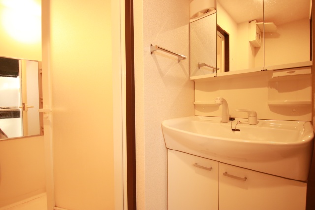 洗面設備　※他のお部屋の参考写真です