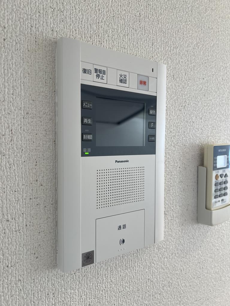 セキュリティ　オートロックとモニタ付インタホンでセキュリティも安心です