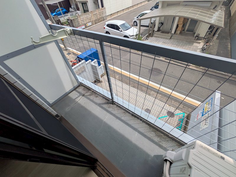バルコニー　同建物同号室の室内写真です。(201号室)