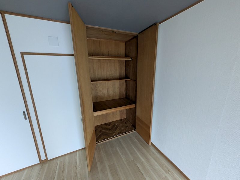 収納　同建物同号室の室内写真です。(201号室)