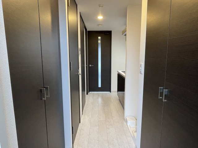 玄関　収納もある玄関です