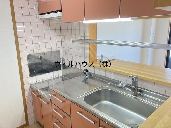 キッチン　ガスコンロ設置可！