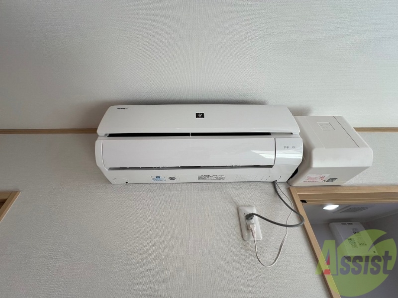 その他設備　エアコンが付いているので暑い夏も寒い冬も快適に過ごせます。