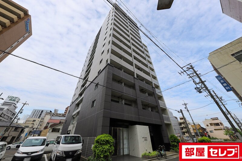 建物外観　名古屋駅にも亀島駅にも歩いて行ける距離です