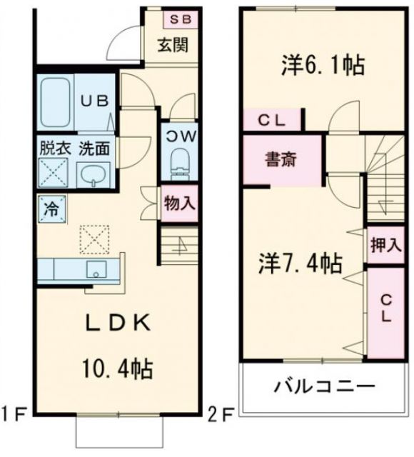 U7 Aの間取り写真