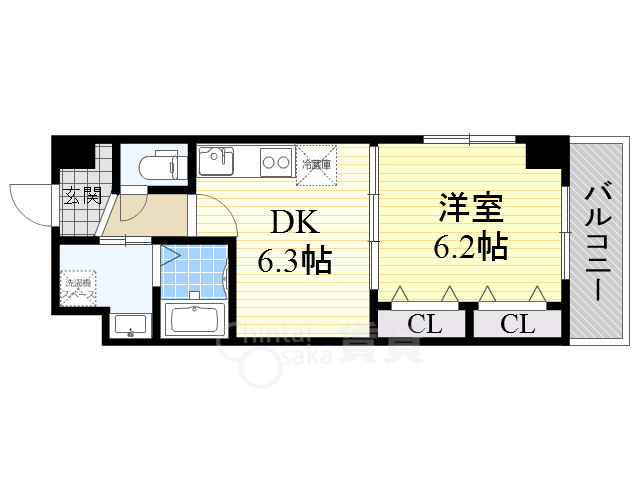 SOUTHの間取り写真