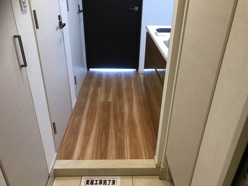 玄関　※過去退去時のお写真です