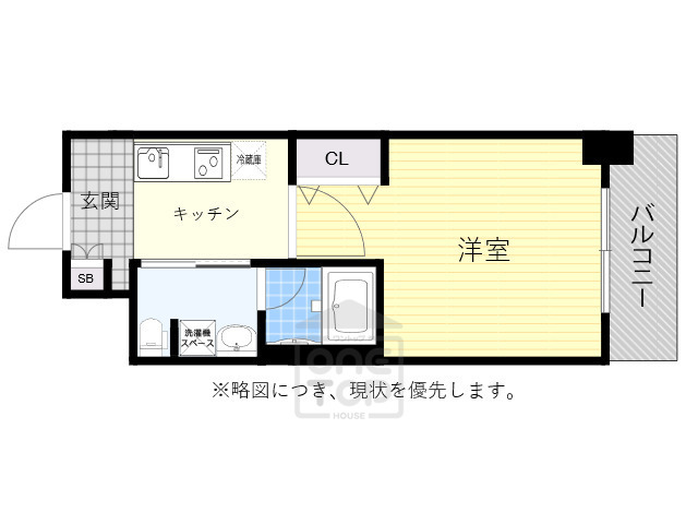 エルプレイス江坂2の間取り写真