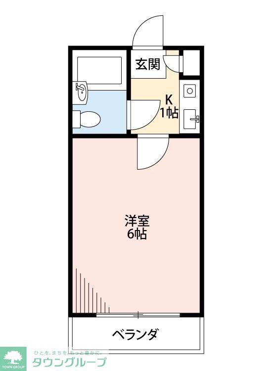 フラワーコーポの間取り写真
