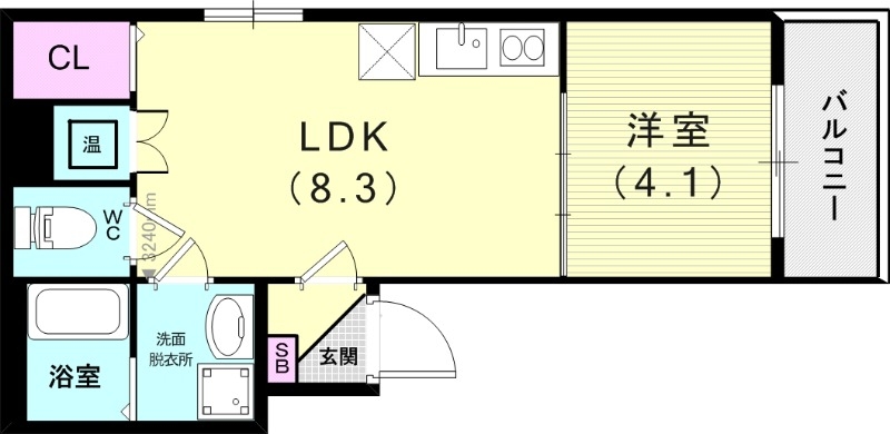 Y-City神戸鷹取の間取り写真