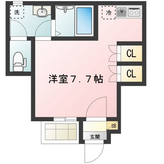 Glanz千駄木Southの間取り写真