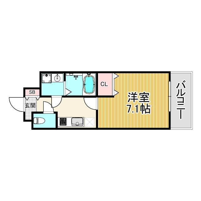 エスリード西宮北口第2の間取り写真