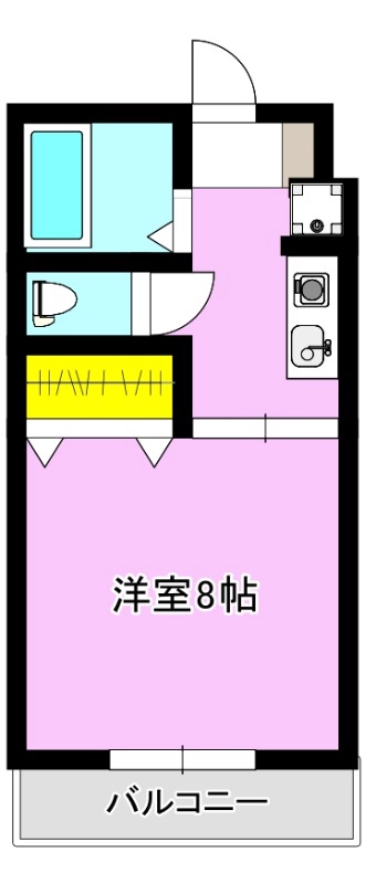 ビューハイツの間取り写真