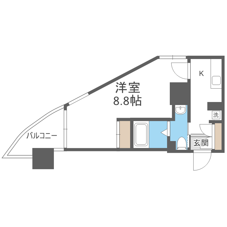 セレニテ本町グランデの間取り写真
