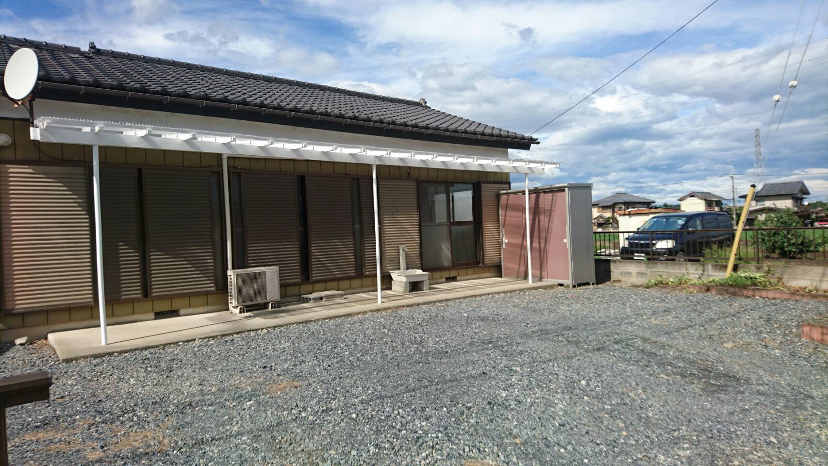 駐車場　広々駐車場