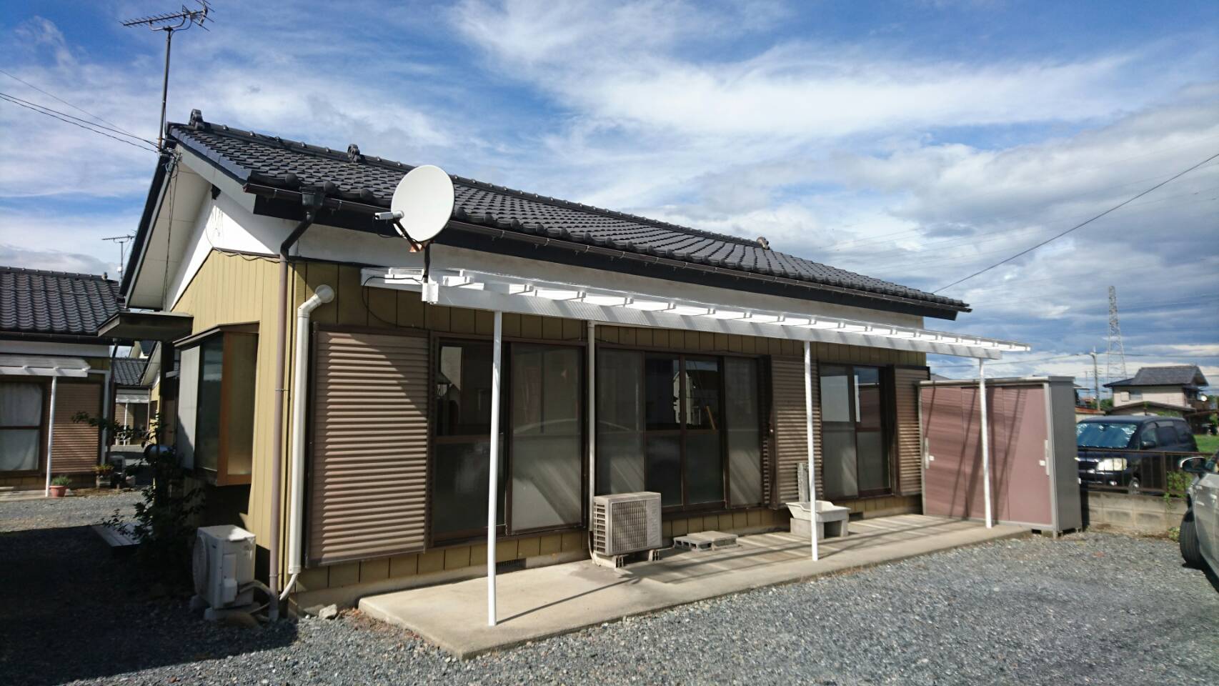 建物外観　全室南向き　陽当たり良好