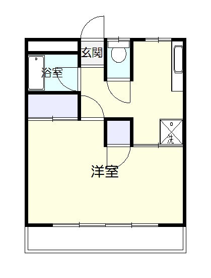 ヴィラ大島の間取り