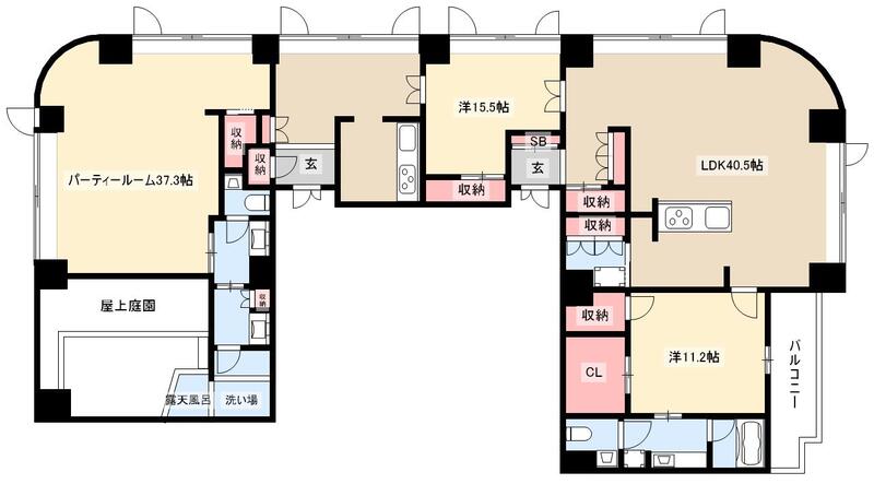 千種タワーヒルズの間取り